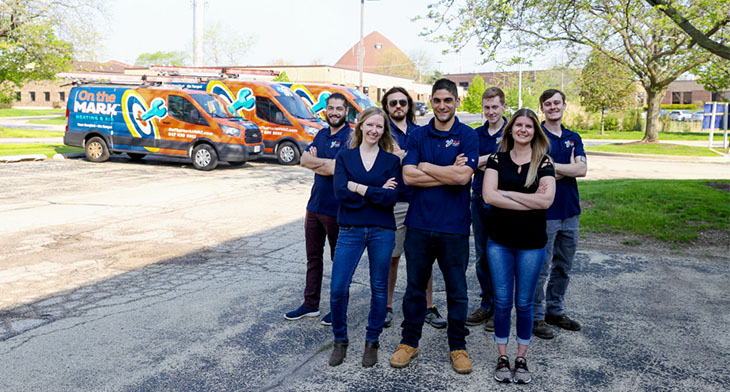 On The Mark team